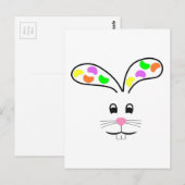 JELLY BEAN BUNNY BRIEFKAART (Voorkant / Achterkant)