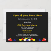 Jelly Bean Cocktail Invitation - Multi Use Party Kaart (Achterkant)
