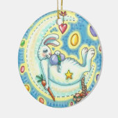 JELLY BEAN DREAMS EASTER BUNNY HOLIDAY ORNAMENT (Links)
