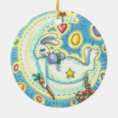 JELLY BEAN DREAMS EASTER BUNNY HOLIDAY ORNAMENT (Achterkant)