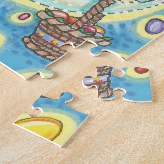 JELLY BEAN DREAMS EASTER BUNNY PUZZLE LEGPUZZEL (Zijkant)