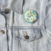 JELLY BEAN DREAMS EASTER BUNNY RABBIT BUTTON Round (In situ)