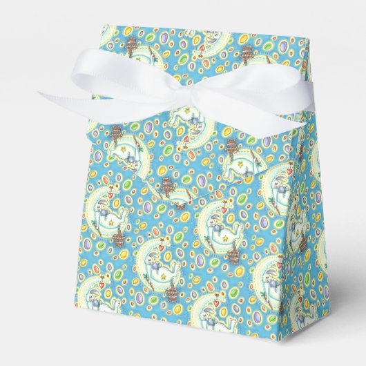 JELLY BEAN DREAMS, EASTER BUNNY TENT FAVOR BOX BEDANKDOOSJES (Voorkant Zijde)