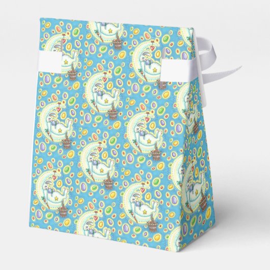 JELLY BEAN DREAMS, EASTER BUNNY TENT FAVOR BOX BEDANKDOOSJES (Achterkant)