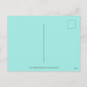 JELLY BEAN DREAMS, SLEEPY EASTER BUNNY ON MOON FEESTDAGENKAART (Achterkant)