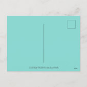 JELLY BEAN DREAMS, SLEEPY EASTER BUNNY ON MOON FEESTDAGENKAART (Achterkant)