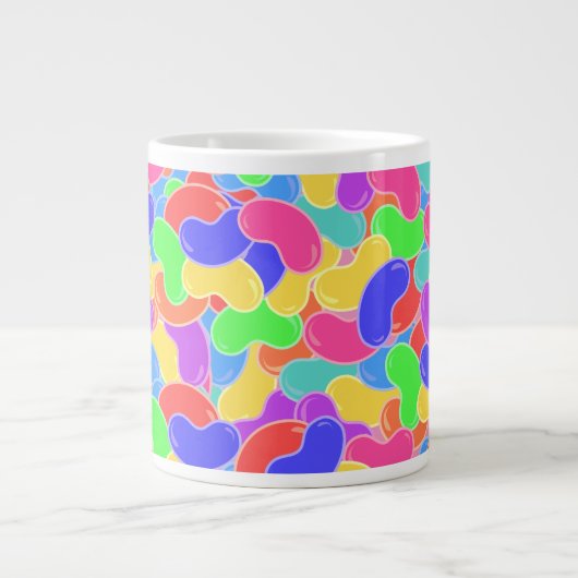 Jelly Bean Explosie Grote Koffiekop (Voorkant)
