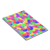 Jelly Bean Explosion Fun Colorful Snoep Design Notitieboek (Rechterzijde)