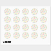 Jelly Bean Fade Ronde Sticker (Vel)