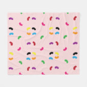 Jelly Bean Fleece Blanket (Voorkant (Horizontaal))