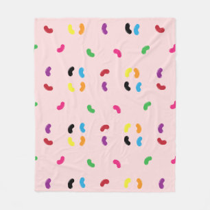 Jelly Bean Fleece Blanket Deken