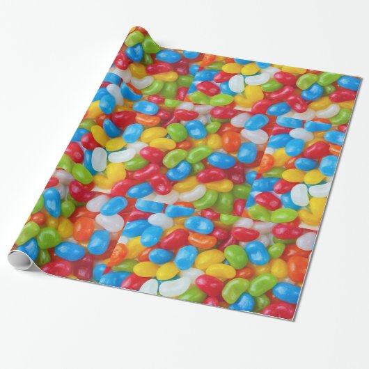 Jelly Bean Foto Cadeaupapier (Uitgerold)