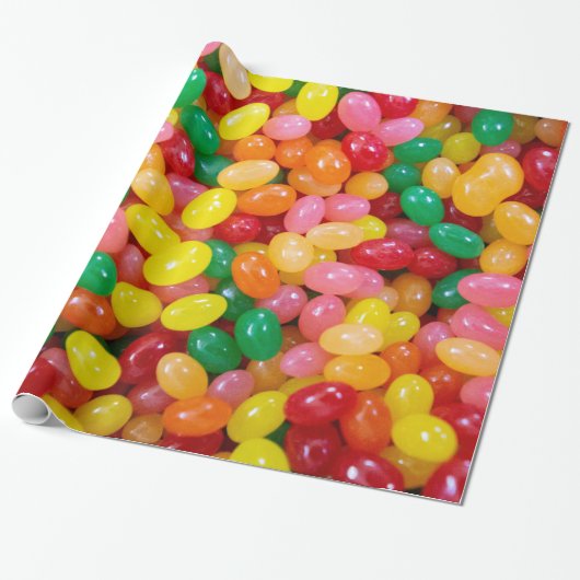Jelly Bean Foto Cadeaupapier (Uitgerold)