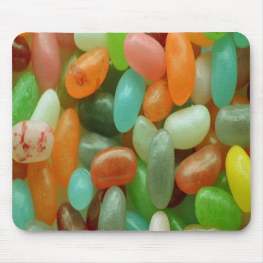 Jelly Bean green Muismat (Voorkant)