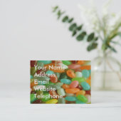 Jelly Bean green Visitekaartje (Staand voorkant)