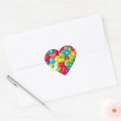 JELLY BEAN HART STICKERS (Envelop)