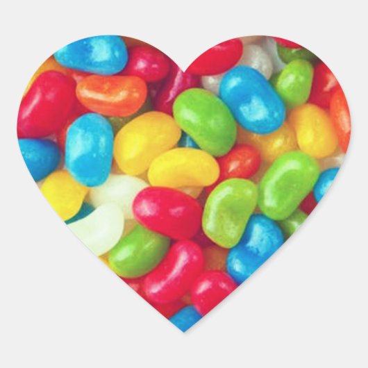 JELLY BEAN HEART STICKERS (Voorkant)