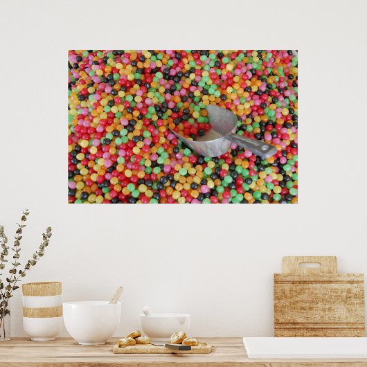 Jelly Bean Heaven Canvas Print (Keuken)