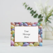 Jelly Bean Invitation Template Briefkaart (Staand voorkant)