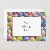 Jelly Bean Invitation Template Briefkaart (Voorkant / Achterkant)