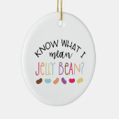 Jelly Bean Keramisch Ornament (Rechts)