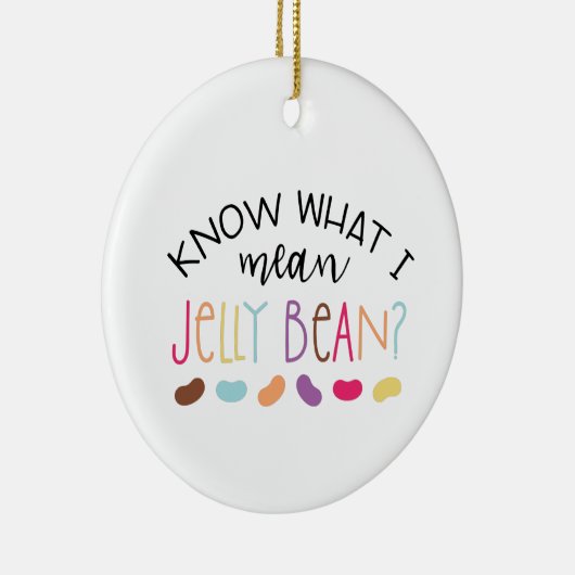 Jelly Bean Keramisch Ornament (Rechts)
