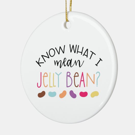 Jelly Bean Keramisch Ornament (Links)