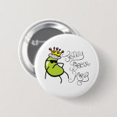 Jelly Bean King Ronde Button 5,7 Cm (Voorkant /achterkant)