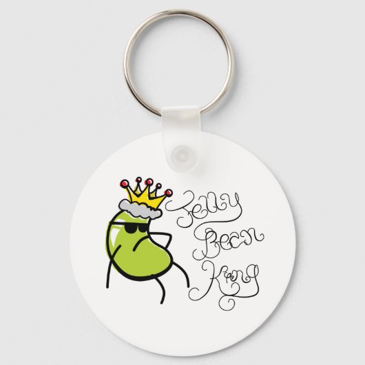 Jelly Bean King Sleutelhanger (Voorkant)