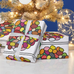 Jelly Bean Kleurrijke Jelly Bean Cadeaupapier