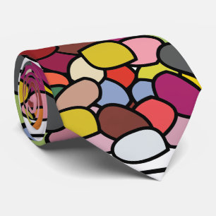 Jelly Bean Kleurrijke Jelly Bean Feestje Stropdas