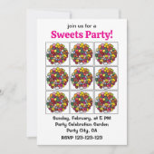 Jelly Bean Kleurrijke Jelly Bean Kaart (Voorkant)