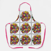 Jelly Bean Kleurrijke Jelly Bean Schort (Voorkant)