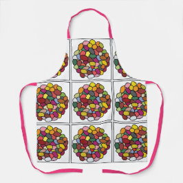 Jelly Bean Kleurrijke Jelly Bean Schort