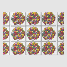 Jelly Bean Kleurrijke Jelly Bean Tissuepapier