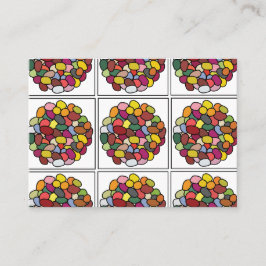 Jelly Bean Kleurrijke Jelly Bean Visitekaartje