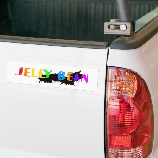 Jelly Bean logo Bumpersticker (Op Truck)