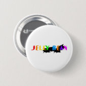 Jelly Bean logo Ronde Button 5,7 Cm (Voorkant /achterkant)