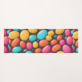 Jelly Bean Mozaïek Kleurrijk Gepersonaliseerd Patr Yogamat (Achterkant (horizontaal))