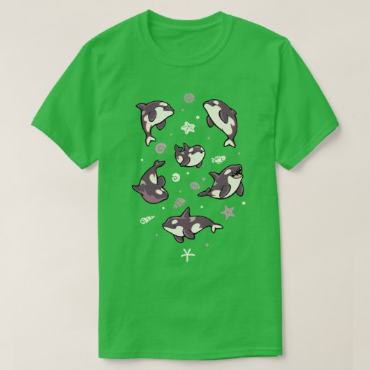 Jelly bean orka's t-shirt (Design voorkant)