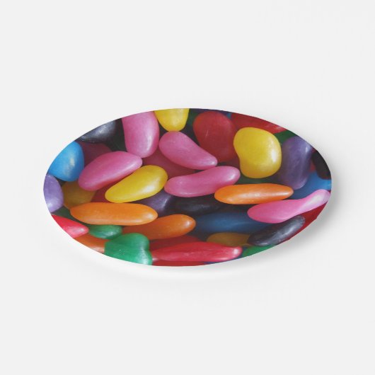 Jelly Bean Paper Borden Papieren Bordje (Gekanteld)