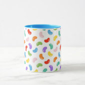 Jelly Bean Pattern Print Coffee Mok (Midden)