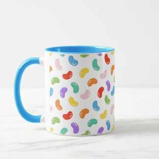 Jelly Bean Pattern Print Coffee Mok