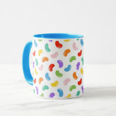 Jelly Bean Pattern Print Coffee Mok (Voorkant links)