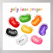 Jelly Bean Prayer Poster Print (Voorkant)
