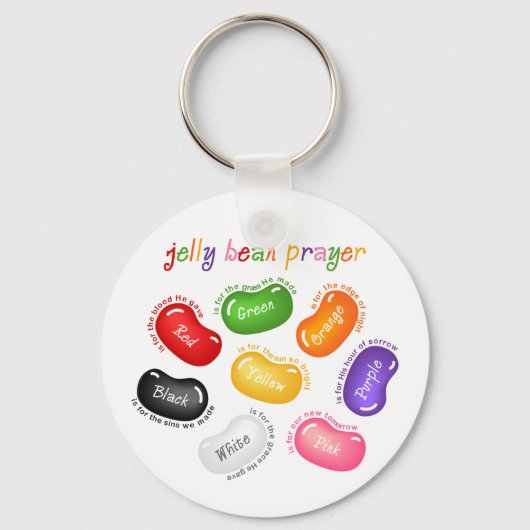 Jelly Bean Prayer Sleutelhanger (Voorkant)