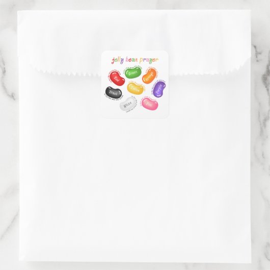 Jelly Bean Prayer Sticker (Tas)