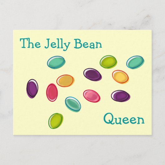 Jelly Bean Queen Easter Kaart (Voorkant)