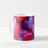 Jelly Bean roze en blauw Koffiemok (Voorkant links)