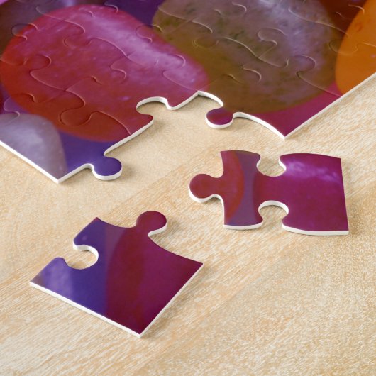 Jelly Bean roze Legpuzzel (Zijkant)